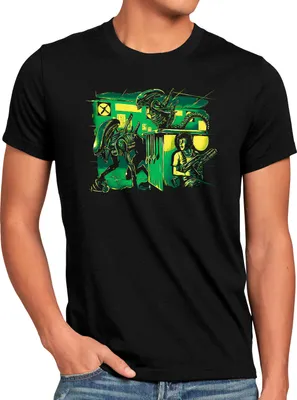Produktbild von style3 Hide the Fear Herren T-Shirt xenomorph alien ripley movie