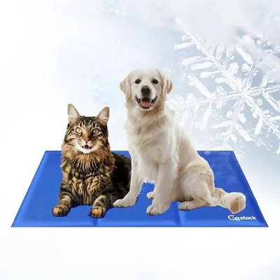 Produktbild von Famanu Kühlmatte für Haustiere - Selbstkühlende und ungiftige Matte für Hunde und Katzen