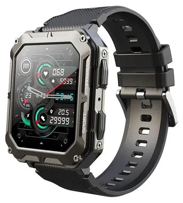 Produktbild von Thor™ Smartwatch EXTREM robust IP68 Outdoor Uhr Bluetooth Anruf Fitness: Orange