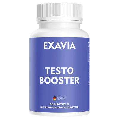 Produktbild von Testo Booster Exavia | Pre Workout | Ohne Chemie | natürliches Maca | Zink