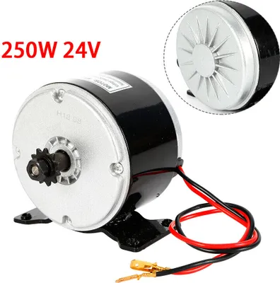 Produktbild von E-bike DC silnik szczotkowy 250W 24V szczotki silnik z magnesem trwałym rower skuter elektryczny 2750 RPM