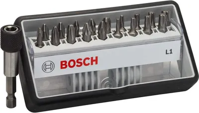 Produktbild von 18+1-tlg. Schrauberbit-Set, Robust Line, L PH/PZ/T, Extra Hard-Ausführung