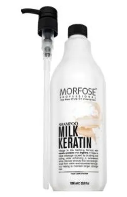 Produktbild von Morfose Milk Keratin Shampoo Pflegeshampoo zur Stärkung der Haare 1000 ml
