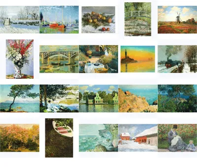 Produktbild von Kunstkarten-Topseller-Set Claude Monet
