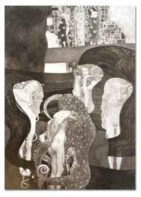 Produktbild von Giallobus - Jurisprudenz - Gustav Klimt - 50L x 70W cm - Bild - Acrylglas