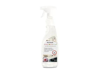 Obrázok produktu pre Ecoliquid ECOLIQUIDÁTOR – čistiaci a dezinfekčný prostriedok do kuchyne, vôňa ruže, sprej, 1 l