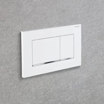 Produktbild von Geberit Sigma 20 square Betätigungsplatte für 2-Mengen-Spülung