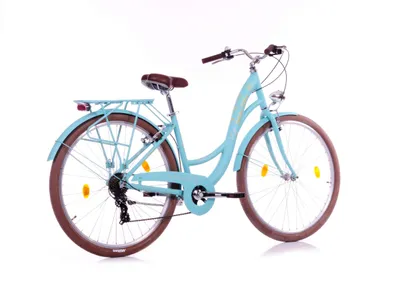 Produktbild von Cityrad Bella 2 – 28 Zoll Damen Hollandrad mit Shimano 7-Gang - Türkis