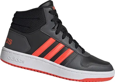 Produktbild von adidas Schuhe Hoops Mid 2.0K Gr.3,5 [EU 36] Core Black-Solar Red-Grey Six (GZ7768)