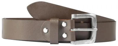 Produktbild von Leonardo Verrelli Herren Gürtel 90 cm - 130 cm (Bundweite) in Dunkelbraun aus 100% Echtleder, kürzbar