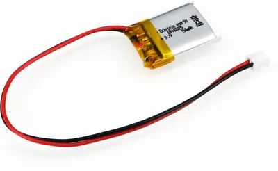 Produktbild von LiPo Akku Lithium-Ion Polymer Batterie 3,7V 150mAh mit JST-PHR-2 Stecker LP402025