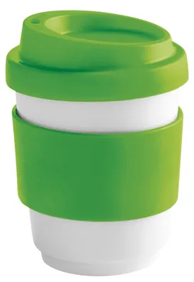 Image de KAHLA Becher 0,27 l + Trinkdeckel + Banderole fillit fresh lime 2DH176A44011C