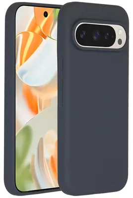 Imagen del producto de Funda Trasera de Silicona Líquida para Google Pixel 9 / 9 Pro - Azul oscuro