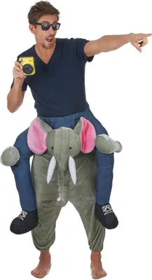 Produktbild von Kostüm Mann auf Elefant für Erwachsene