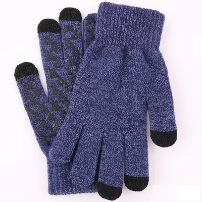 Produktbild von Winter Handschuhe Blau - Touchscreen & Rutschfest KP21360