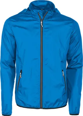 Produktbild von Windjacke mit abnehmbarer Kapuze, verstaubar in Seitentasche mit Tragegriff