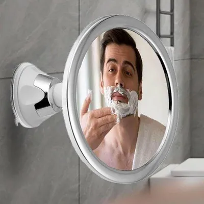 Productafbeelding van Famanu douchespiegel met anti-condenscoating - zilver
