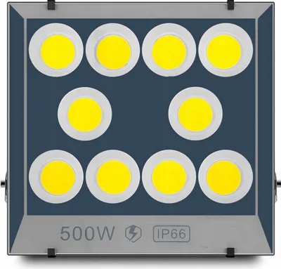 Obrázek produktu pro Halogenové Led Venkovní Pro Zahradu Garáž Stavební Hala 500W Vodotěsné