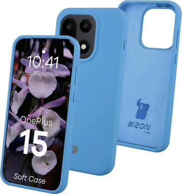 Produktbild von Silikon Handyhülle für OnePlus 15, Bizon Soft Case, Blau