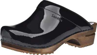 Produktbild von Sanita Wood-Classic Patent Open Clog Black Gr.41