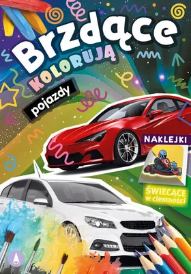 Obrázok produktu pre Brzdace koloruja Pojazdy (naklejki swiecace w ciemnosci)