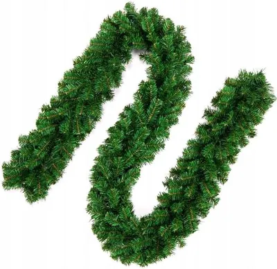 Produktbild von Weihnachtsgirlande Dicke Künstliches Tannengirlande Weihnachtsdeko Grüne 270cm 270 Spitzen