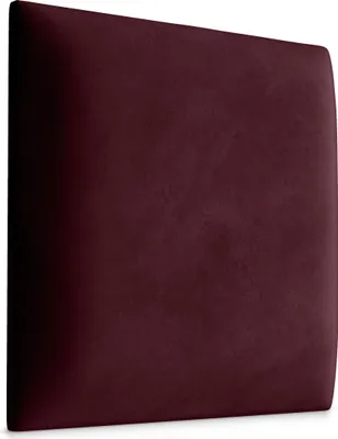Produktbild von Muralo Polsterpaneel WANDKISSEN Wandpolster Bettkopfteil Wandpaneel Weinrot 40 cm x 40 cm