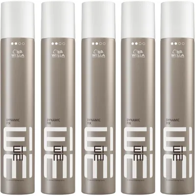 Produktbild von Wella EIMI Dynamic Fix Haarspray 5 x 500ml flexibler Halt UV-Schutz 45 Sek