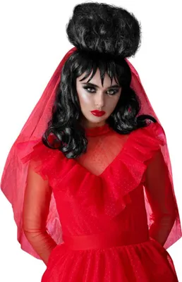 Produktbild von Beetlejuice Lydia Perücke - Faschings Kostüm Perücke