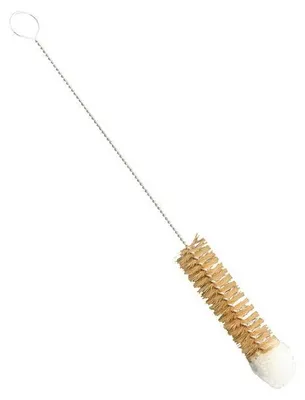 Produktbild von haug bürsten - Wollschopfbürste - zur sanften Reinigung von Gläsern und Flaschen -  Borste aus reiner Baumwolle - Ø 20 mm - 8101