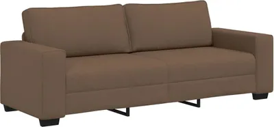 Obrázek produktu pro 3místná pohovka hnědá 220 x 77 x 82 cm látka