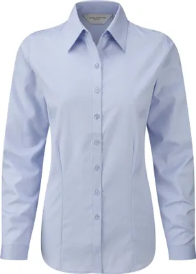 Image de Russell Chemise à Chevrons pour Femmes BC2740 (Xsmall) (Bleu Ciel)