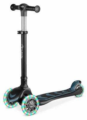 Produktbild von Nukido Flippo Dreiradroller für Kinder mit Balancesitz - schwarz