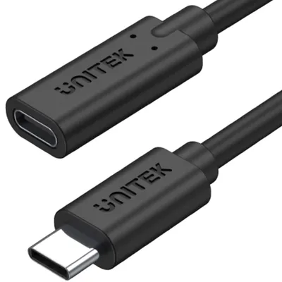 Produktbild von UNITEK C14086BK USB Kabel USB 3.2 Gen 2 (3.1 Gen 2) 0 5 m USB C Schwarz