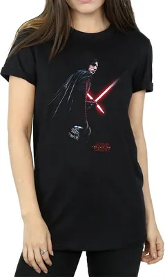 Produktbild von Star Wars: The Last Jedi - T-Shirt für Damen BI1097 (S) (Schwarz)