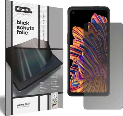 Produktbild von Blickschutzfolie für Samsung Galaxy XCover Pro matt Schutzfolie Folie Display Schutz dipos