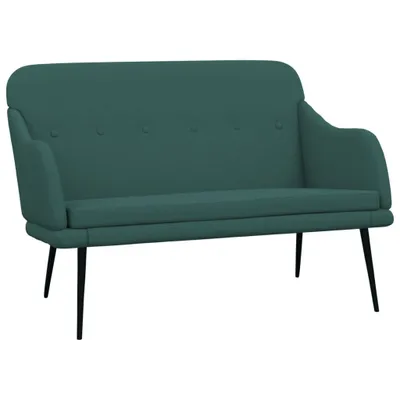 Zdjęcie produktu dla Ławka ciemnozielona 110x76x80 cm tkanina