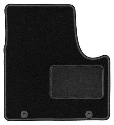 Image de Tapis conducteur en moquette pour Renault Trafic III 2014- (utilitaire) – 1 pièce, noir, sur mesure – Wielganizator LUX