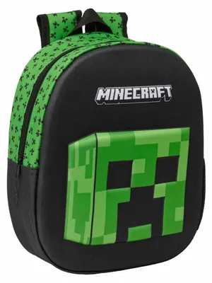 Produktbild von Safta Minecraft 8.64l 32x43x14 Cm Rucksack Grün Kinder Grün One Size