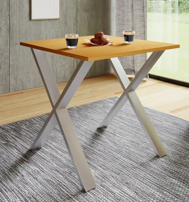 Produktbild von VCM Premium Holz Esstisch | H. 76 x B. 80 x T. 50 cm | Küchentisch Speisetisch Tisch Xona X