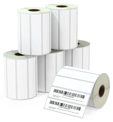 Immagine prodotto di Etichette termiche multifunzione da 102 mm x 25 mm, 6 rotoli, 8250 etichette