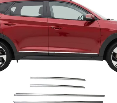 Image de Garniture Baguette de porte latérale pour Hyundai Tucson 2015-2021 inox 4Pcs