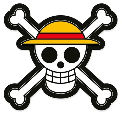 Obrázok produktu pre Poduszka One Piece Jolly Roger 35 x 33 cm - Licencjonowany Produkt