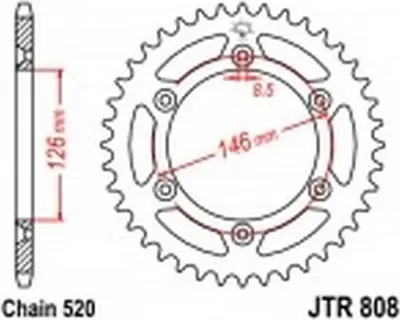 Image de ESJOT Kettenrad "32041"
520