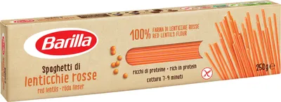 Produktbild von Spaghetti Pasta Lentic Rosse 250g - Barilla