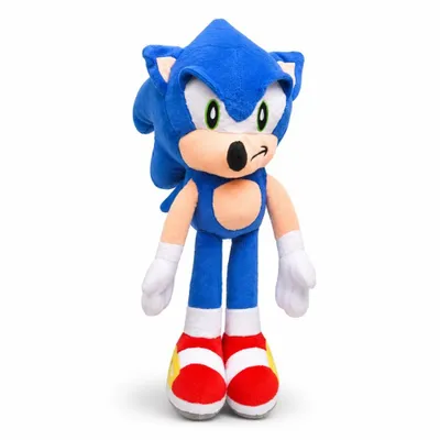 Produktbild von Wiztex Kuscheltier Blau Sonic Plüschfigur - 50 cm XXL Stofftier The Hedgehog Plüschtier Horror Spielzeug Stofftier Geschenk für Kinder