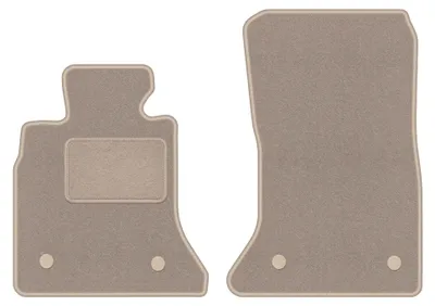 Immagine prodotto di Tappetini anteriori in moquette per BMW 5 F11 2010-2013 (station wagon) – 2 pezzi, beige, su misura – Wielganizator LUX