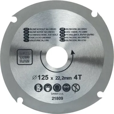 Obrázek produktu pro Řezný kotouč na dřevo 125 mm