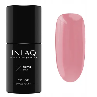 Zdjęcie produktu dla INLAQ Lakier Hybrydowy Puce 6ml HEMA Free