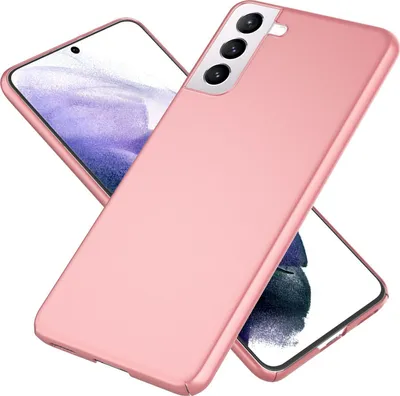 Produktbild von NALIA Hard Case für Samsung Galaxy S21 Plus, Dünn Handy Hülle Cover Bumper Etui Rose Gold